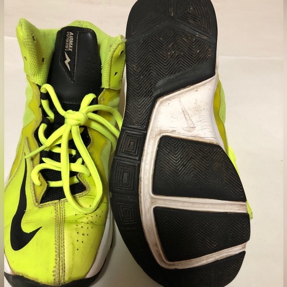 Nike Air Max Sitter Step 2 Yellow Black White Size7Y Authentic - Picture 7 of 8